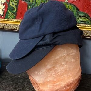 Set of father and son baseball caps